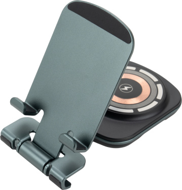 Logotrade promotional giveaway picture of: Phone holder with wireless charger