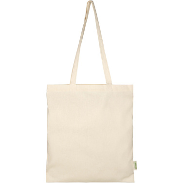 Logo trade promotional items image of: Odisha 100 g/m² OCS organic tote bag 7L