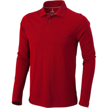 Logo trade promotional merchandise picture of: Oakville long sleeve men's polo