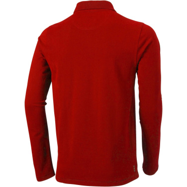 Logo trade promotional merchandise photo of: Oakville long sleeve men's polo