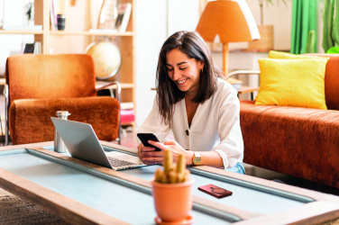 Logo trade promotional gifts picture of: Wireless charger power bank