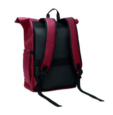 Logotrade corporate gift image of: Rolltop laptop rucksack 600D
