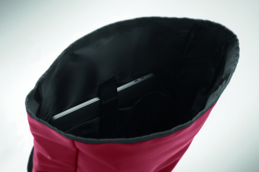 Logo trade promotional merchandise picture of: Rolltop laptop rucksack 600D