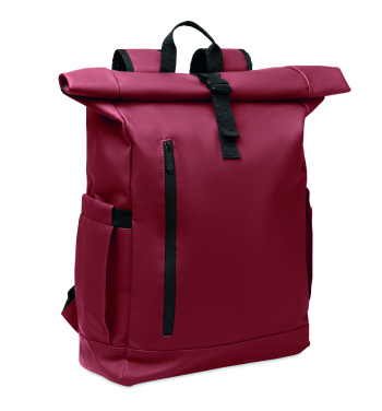 Logo trade advertising products picture of: Rolltop laptop rucksack 600D