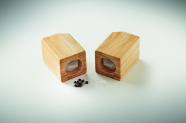 Logotrade promotional giveaway picture of: Bamboo salt & pepper set