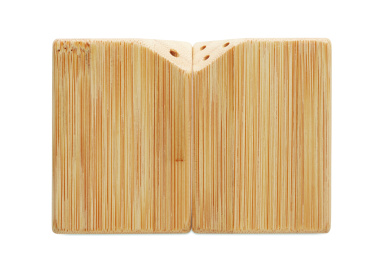 Logotrade promotional product picture of: Bamboo salt & pepper set