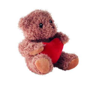 Logo trade advertising products picture of: Teddy bear plush with heart