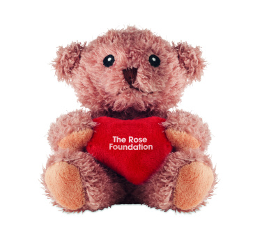 Logo trade promotional gifts picture of: Teddy bear plush with heart