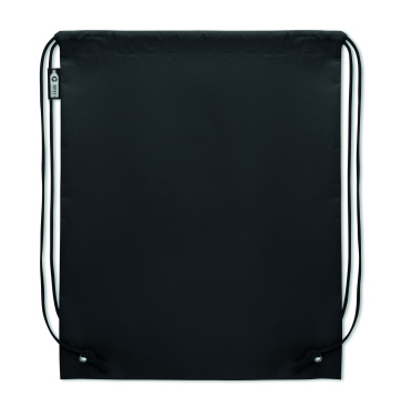 Logo trade corporate gift photo of: Drawstring bag RPET non-woven