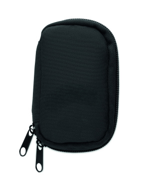 Logo trade promotional items image of: Key case in 300D RPET