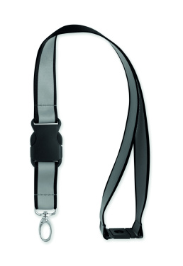 Logotrade promotional items photo of: Reflective RPET lanyard