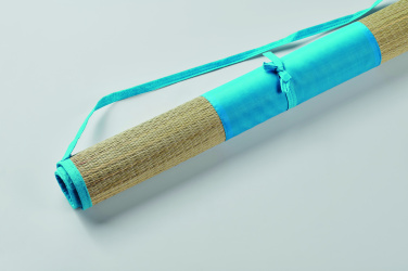 Logo trade promotional items image of: Natural straw beach mat