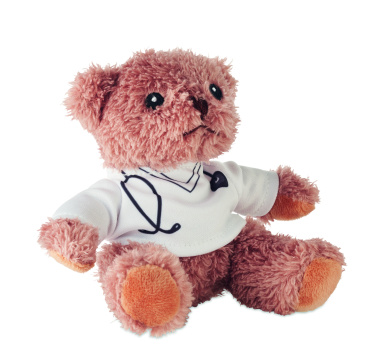 Logo trade corporate gifts image of: Teddy bear plush doctor