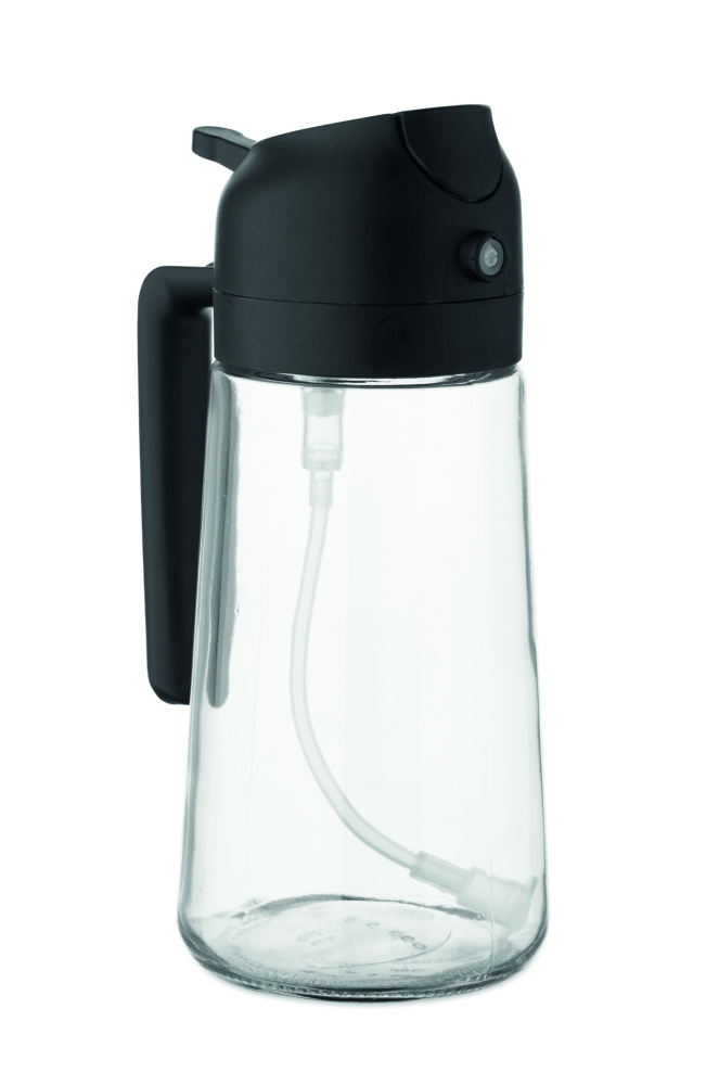 Logo trade promotional giveaway photo of: Glass oil dispenser & sprayer