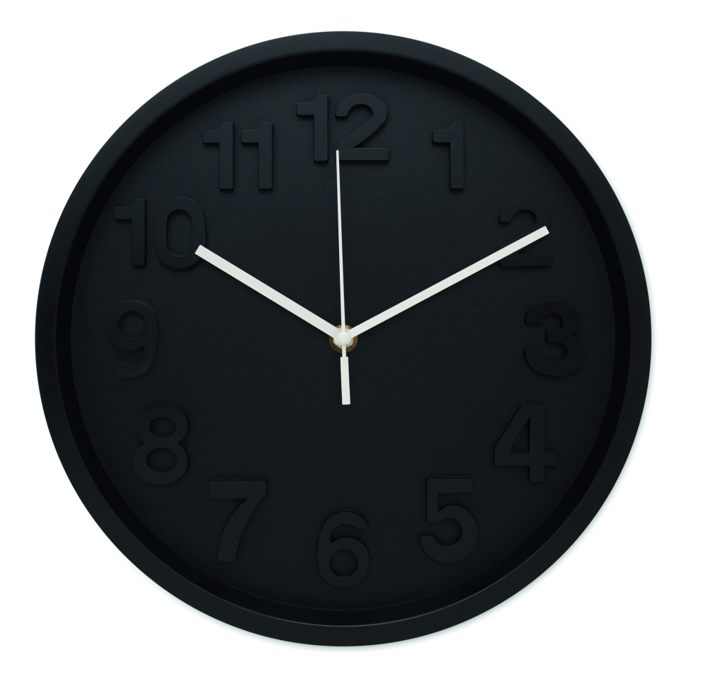 Logotrade business gift image of: Wall clock in PP