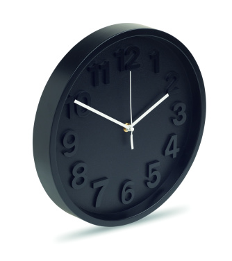 Logo trade corporate gift photo of: Wall clock in PP