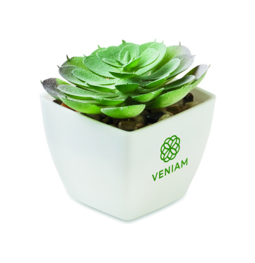 Logo trade advertising products image of: Mini artificial plant