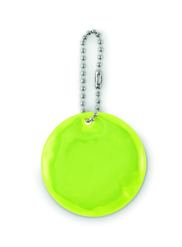 Logotrade promotional merchandise photo of: Round reflective keyring
