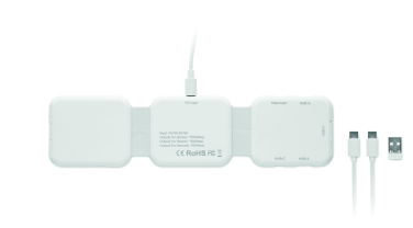 Logo trade corporate gift photo of: Foldable charging station