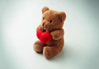 Logotrade promotional merchandise image of: Teddy bear with heart 23cm