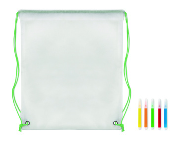 Logotrade promotional giveaways photo of: Non woven kids bag with pens