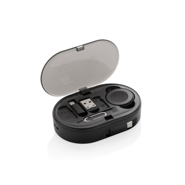 Logo trade corporate gifts image of: Chargevix RCS rplastic Multi-functional 60W charging set