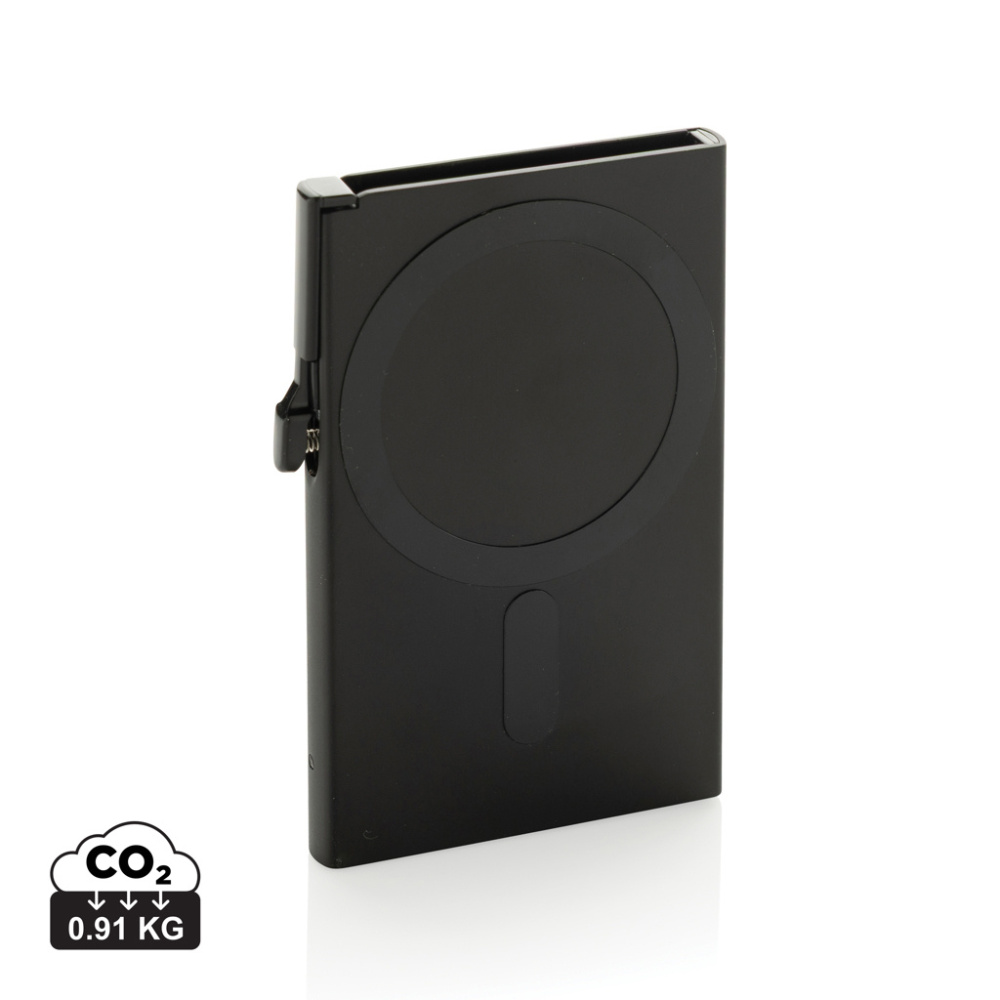 Logo trade promotional item photo of: Standard aluminium RFID magnetic phone cardholder