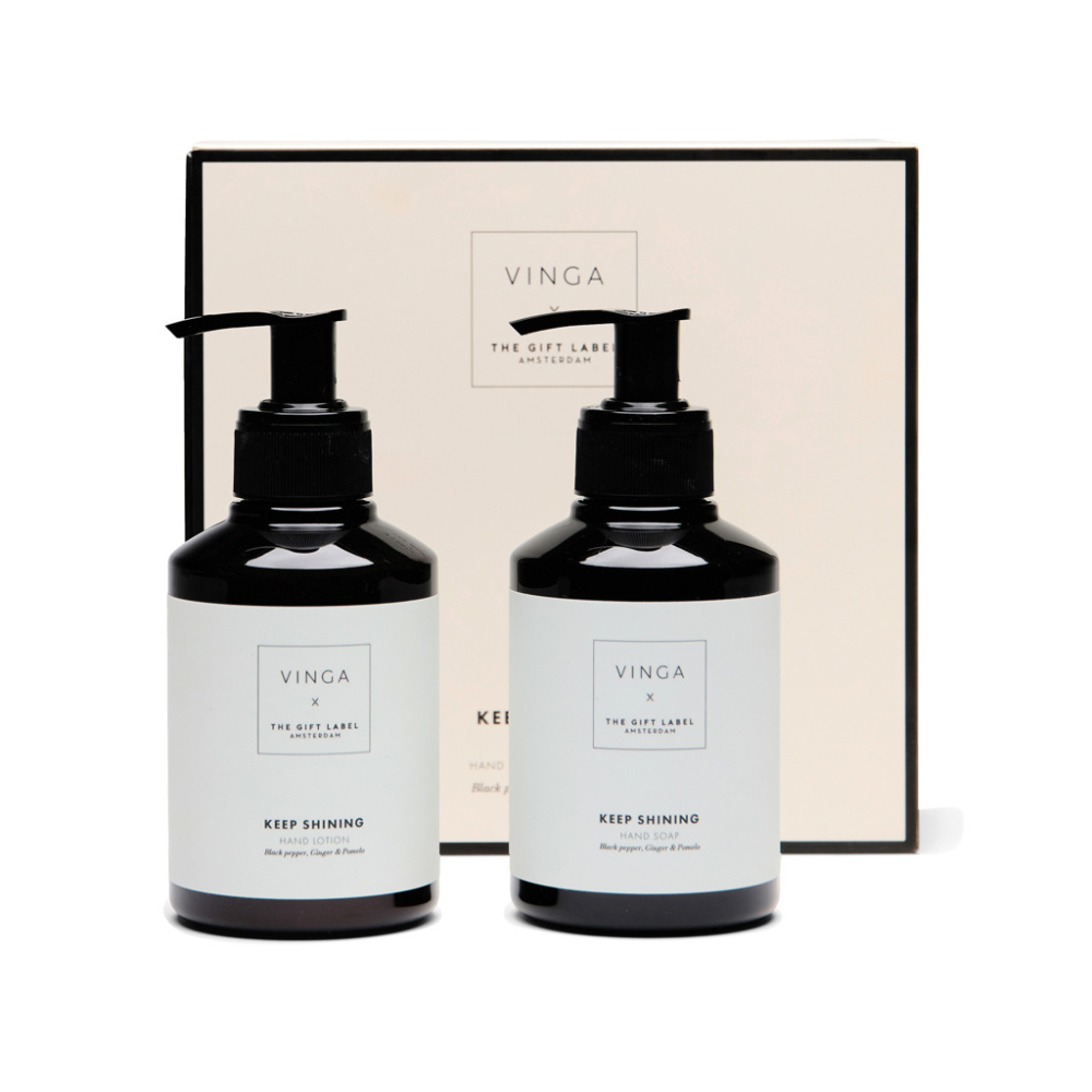 Logo trade business gift photo of: VINGA x TGL hand care gift set