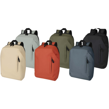 Logo trade promotional item photo of: Resi Plus 15" GRS recycled anti-theft backpack 18L