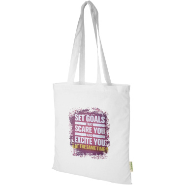 Logo trade promotional gift photo of: Odisha 140 g/m² OCS organic tote bag 7L 