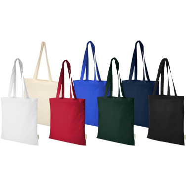 Logo trade promotional products image of: Odisha 140 g/m² OCS organic tote bag 7L 