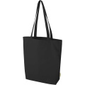 Odisha 180 g/m² OCS organic wide bottom tote bag 11L , Black