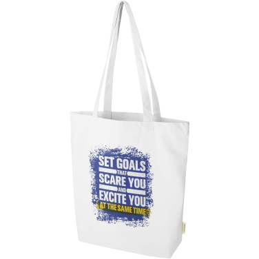 Logo trade business gift photo of: Odisha 270 g/m² OCS organic tote bag 10L 