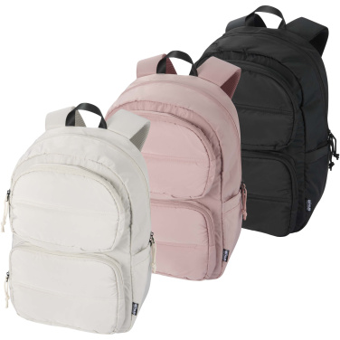 Logotrade promotional giveaway picture of: Puffer 15.6" GRS recycled laptop backpack 18L