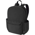 Recanvas 15.6” GRS recycled city backpack 16L, Black