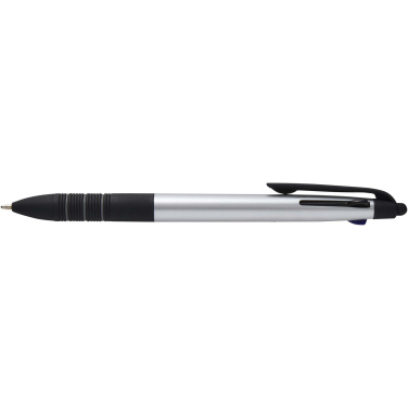 Logotrade promotional giveaway image of: Trine 3-ink RCS recycled ballpoint pen with stylus