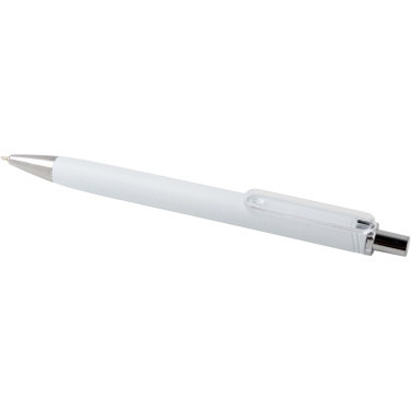 Logo trade corporate gifts image of: Feld RCS recycled ballpoint pen with metallic finish (black ink)