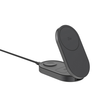 Logo trade promotional item photo of: Quantum ultra-fast 3-in-1 25W Foldable Wireless Charger