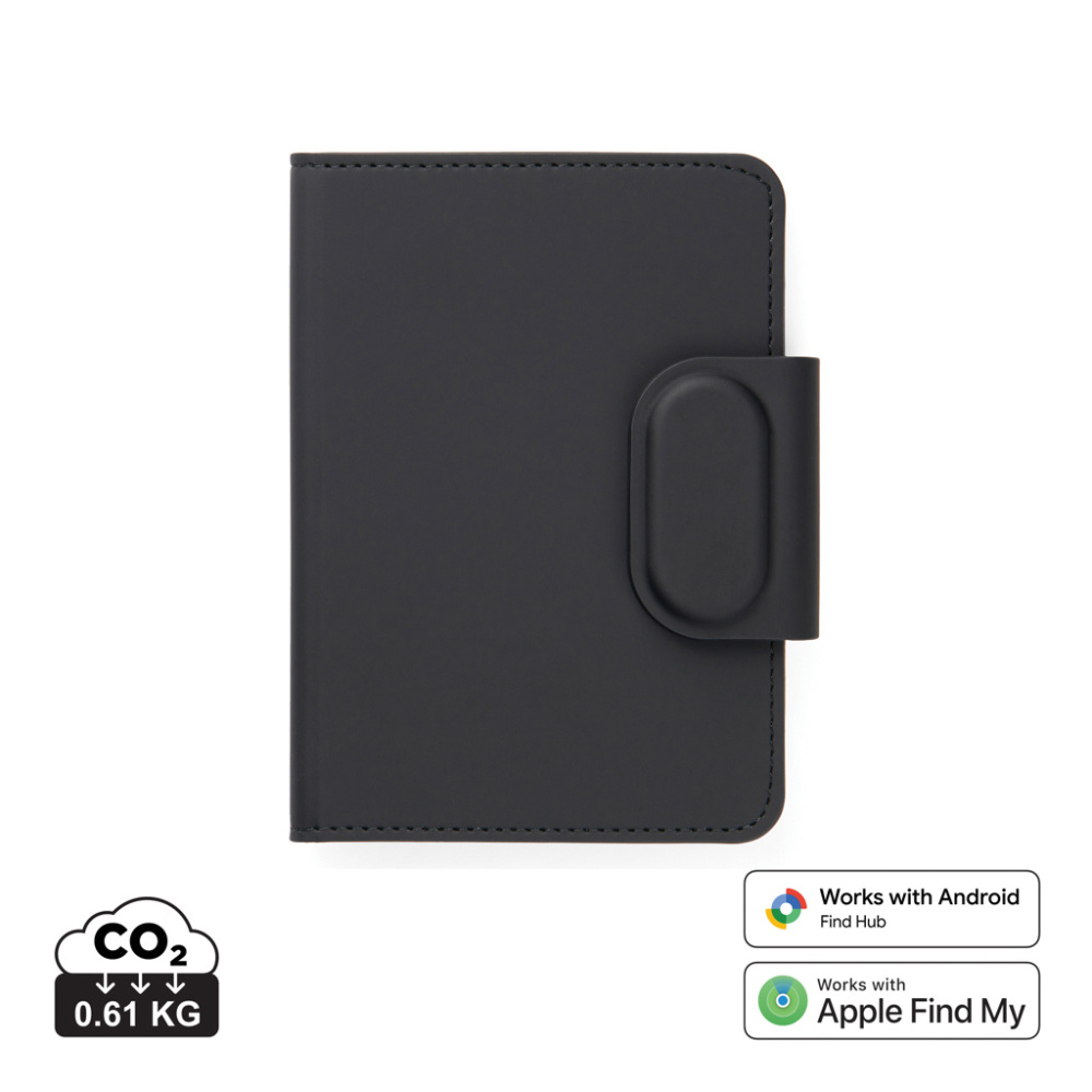 Logotrade advertising products photo of: VINGA Baltimore RCS Passport Cover With Finder Dual