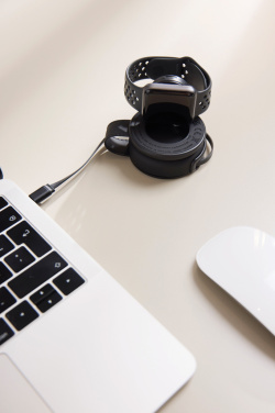 Logotrade business gift image of: VINGA Baltimore RCS 2-in-1 Wireless 15W Travel Charger