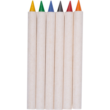 Logo trade business gift photo of: Infinity Set of Wax Crayons KINGSTON