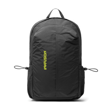 Logo trade business gift photo of: KENTO URBAN RCS recycled nylon 15.6 inch Backpack with front