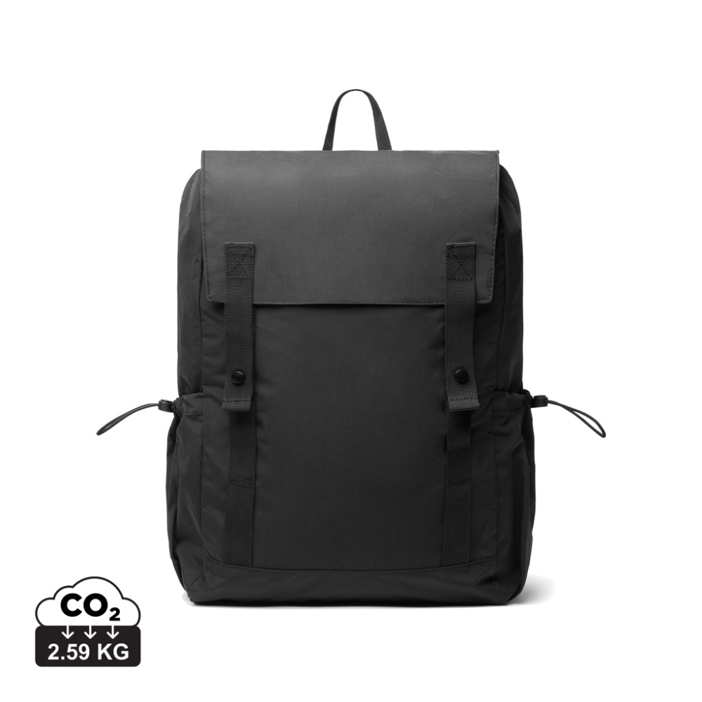 Logo trade promotional giveaways image of: KENTO URBAN RCS recycled nylon Everyday Backpack