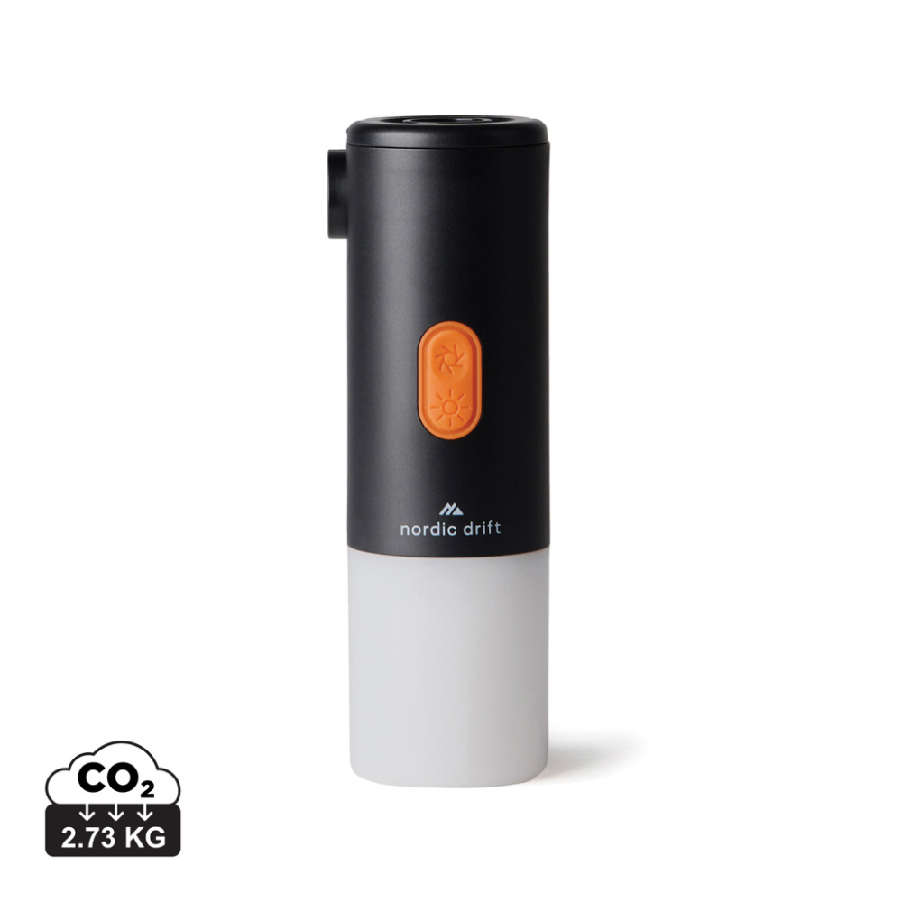 Logo trade promotional gifts image of: Nordic Drift Titan Portable Air pump camping light