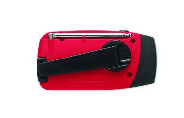 Logo trade corporate gifts picture of: Portable radio SOS with LED torch