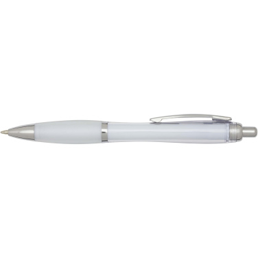 Logotrade advertising products photo of: Nash RCS recycled plastic ballpoint pen with coloured barrel and grip (blue ink)