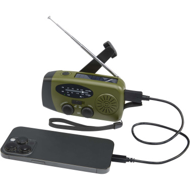 Logo trade corporate gifts picture of: Avior RCS recycled plastic emergency radio