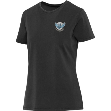 Logo trade promotional giveaways picture of: Nanaimo 160 g/m2 short sleeve washed women's t-shirt
