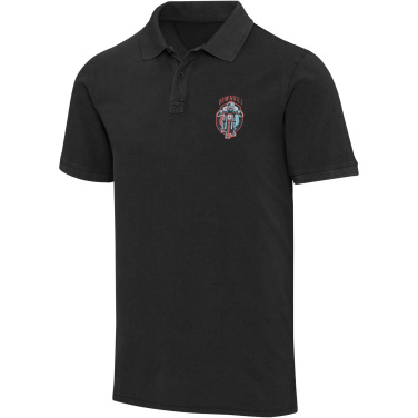 Logotrade advertising product picture of: Calgary 200 g/m2 washed men's polo