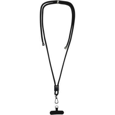 Logotrade promotional gift image of: Vega adjustable recycled smartphone lanyard